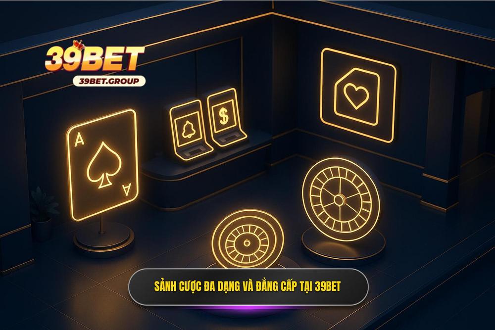 Hệ thống sảnh cược đa dạng và đẳng cấp tại 39BET